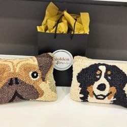 The Golden Fox Boutique - Various dog breed pillows and accessories.