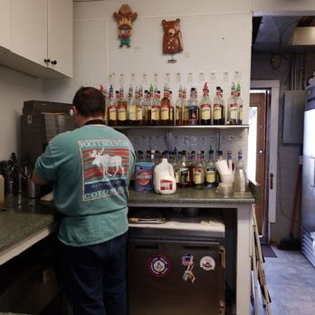 Mocha Angelo's - a man in the kitchen - Coffee & Tea Near Me - Estes Park, Colorado