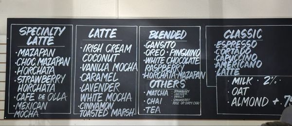 Menu photo 2 The Coffee Machine San Diego, CA
