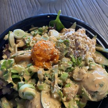 Poki Bowl - Regular Bowl with Half and Half Base - Poke Near Me - San Jose, California Poki Bowl - Regular Bowl with Half and Half Base - Poke Near Me - San Jose, California