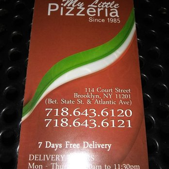 My Little Pizzeria - Pizza Near Me - Brooklyn, New York My Little Pizzeria - Pizza Near Me - Brooklyn, New York