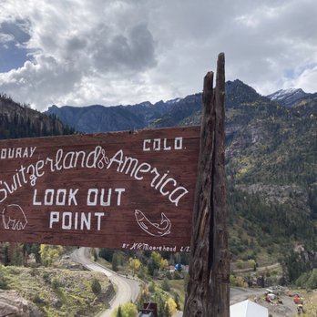 Million Dollar Highway - Switzerland of America Lookout Point just south of Ouray - Landmarks & Historical Buildings Near Me - Ouray, Colorado Million Dollar Highway - Switzerland of America Lookout Point just south of Ouray - Landmarks & Historical Buildings Near Me - Ouray, Colorado