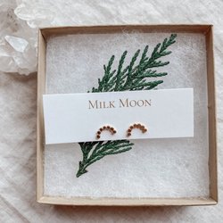 Fred & Co - Milk Moon Jewelry, A women owned and designed, small batch Jewelry company. Made of 14k Gold Fill and Sterling Silver.