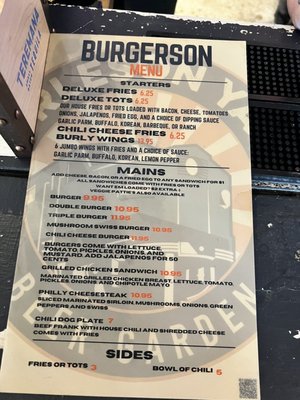 Menu photo 8 Burleson Yard Beer Garden San Antonio, TX