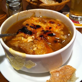 Les Philosophes - gigantic bowl of French onion - Bistros Near Me - Paris, 75