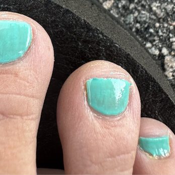 City Garden Nail Bar - Terrible paint job and pedicure. - Nail Salons Near Me - Cary, North Carolina City Garden Nail Bar - Terrible paint job and pedicure. - Nail Salons Near Me - Cary, North Carolina