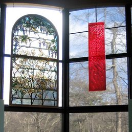 Huge stained glass window Huge stained glass window