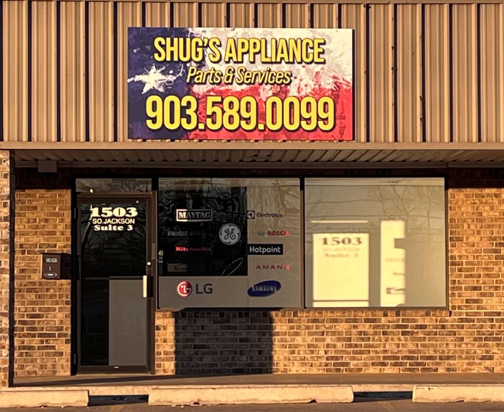 SHUG’S APPLIANCE PARTS AND SERVICES Updated August 2024 1503 S