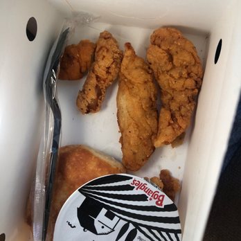 Bojangles - This was supposedly my 4 "tenders" - Restaurants Near Me - Richfield, North Carolina