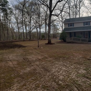 B-Reasonable Lawn Care - spreading soil before reseeding - Lawn Services Near Me B-Reasonable Lawn Care - spreading soil before reseeding - Lawn Services Near Me