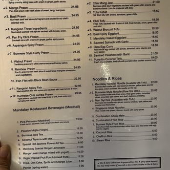Mandalay Restaurant - Menu 7/2025 - Burmese Near Me - San Francisco, California Mandalay Restaurant - Menu 7/2025 - Burmese Near Me - San Francisco, California