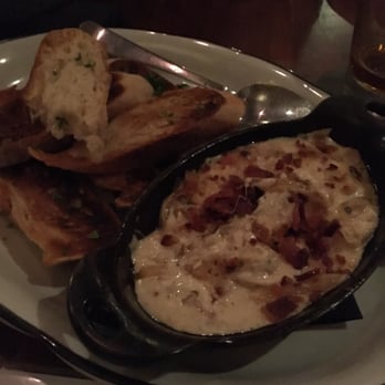 Moonshine Grill - Warm bacon dip with baguette!! So awesome and filling. - Southern Near Me - Austin, Texas Moonshine Grill - Warm bacon dip with baguette!! So awesome and filling. - Southern Near Me - Austin, Texas