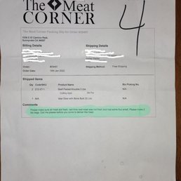 On my order it is clearly shows these requests.