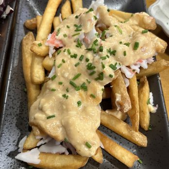 InDemand-Asian Street Food & Burger Bar - Crab Rangoon fries (half order) - Burgers Near Me - Winston-salem, North Carolina