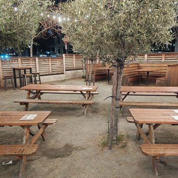 Doggos Gus - Partial view of the courtyard seating - Hot Dogs Near Me - San Diego, California Doggos Gus - Partial view of the courtyard seating - Hot Dogs Near Me - San Diego, California