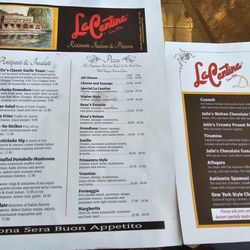 La Cantina - Menu