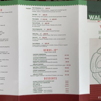 Wall ST Pizza - Menu p.2 (September 2019) - Pizza Near Me - Culver City, California