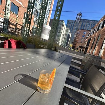 Trillium Brewing - Fort Point - Tables outside - Breweries Near Me - Boston, Massachusetts