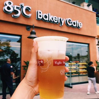 85°C Bakery Cafe-Irvine - Sea Salt Jasmine Tea - Coffee & Tea Near Me - Irvine, California
