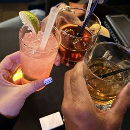 Cheers! Crashed guys night out!