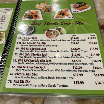 Pho So 1 - Menu - Vietnamese Near Me - Lake Forest, California