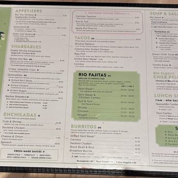 Rio Grande Mexican Restaurant - Menú - Mexican Near Me - Greeley, Colorado