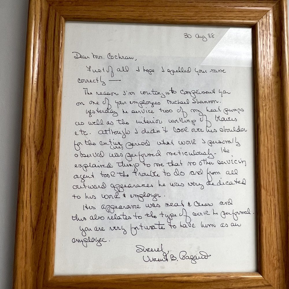 Slide of United Air Temp