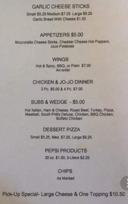 Menu photo 2 South Philly Pizza New Philadelphia, OH Menu photo 2 South Philly Pizza New Philadelphia, OH