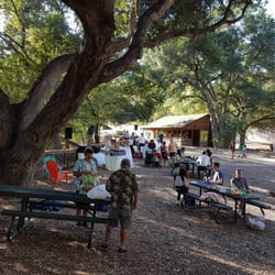 Lakeside Lounge at Descanso Gardens - Under the oaks