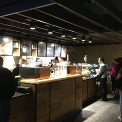 Starbucks - New Starbucks on the non-Schengen area. Opened Oct 12 2012. Counter.