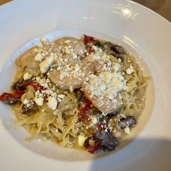 Nabruzzi Trattoria - Shrimp, feta, olives, sun dried tomatoes, and pasta - Italian Near Me - Lutz, Florida Nabruzzi Trattoria - Shrimp, feta, olives, sun dried tomatoes, and pasta - Italian Near Me - Lutz, Florida
