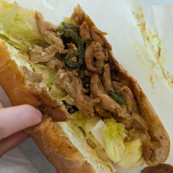 Angkor Wok - Lemon grass chicken sandwich - Asian Fusion Near Me - Seattle, Washington