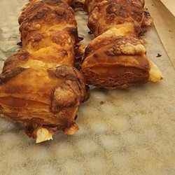 Panera Bread - Asiago Croissant bread sticks. They were very good to me.