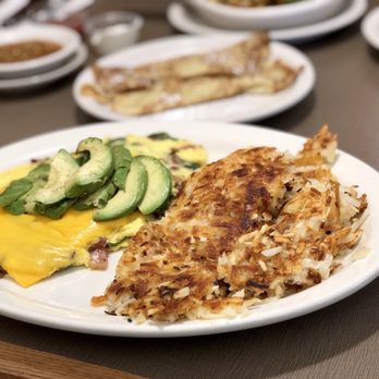Briana’s Pancake House - South beach scrambler, American cheese - American Near Me - Hanover Park, Illinois Briana’s Pancake House - South beach scrambler, American cheese - American Near Me - Hanover Park, Illinois