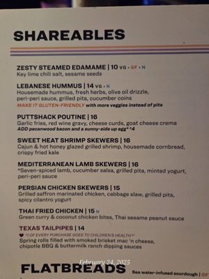 Menu photo 4 Puttshack - Addison Addison, TX