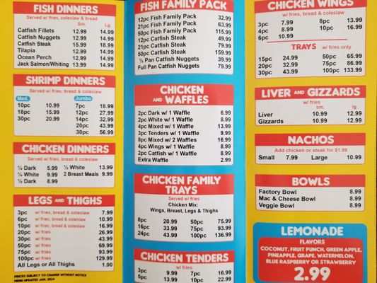 Menu photo 1 Chicken Factory Maywood, IL