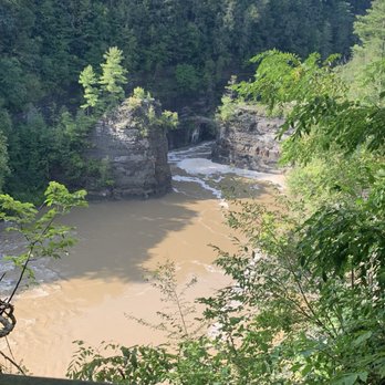 Letchworth State Park - Lower Falls original spot - Parks Near Me - Mount Morris, New York