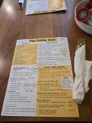 Menu photo 2 The Cubby Hole Moorestown, NJ