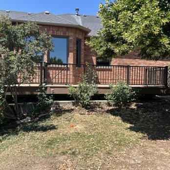 The Deck Company - Love the bronze metal railings and 2 gates to block our pups off if need be. - Decks & Railing Near Me - Littleton, Colorado The Deck Company - Love the bronze metal railings and 2 gates to block our pups off if need be. - Decks & Railing Near Me - Littleton, Colorado