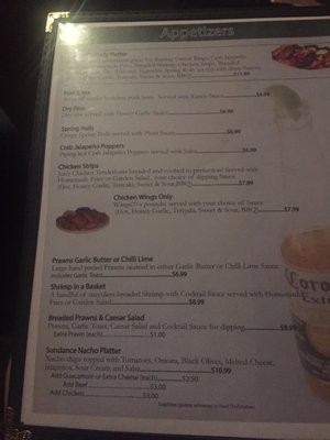 Menu photo 2 Sundance Inn Delta, BC Menu photo 2 Sundance Inn Delta, BC