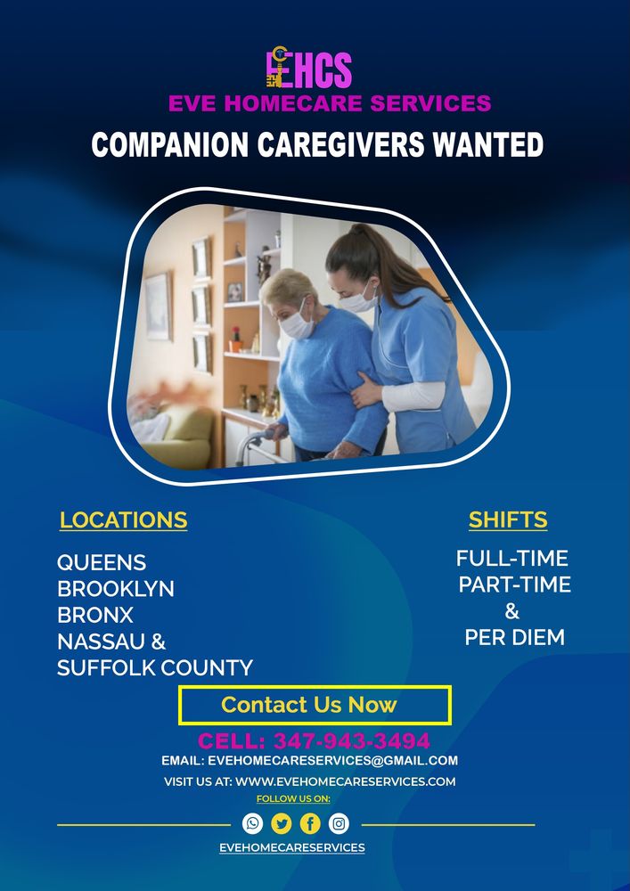 EVE HOME CARE SERVICES Updated October 2024 200 Broadhollow Rd, Melville, New York Home