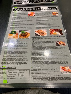 Menu photo 3 Waffles Incaffeinated - South Side Pittsburgh, PA