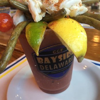 Crabcake Factory Bayside - My amazing bloody Mary - Seafood Near Me - Selbyville, Delaware