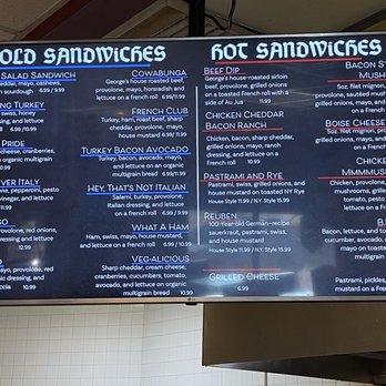 Deli George - Menu Nov 2022 - Delis Near Me - Boise, Idaho Deli George - Menu Nov 2022 - Delis Near Me - Boise, Idaho