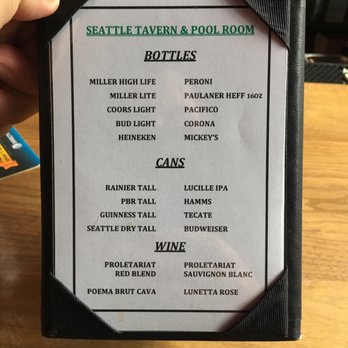 SEATTLE TAVERN & POOL ROOM - Updated February 2026 - 24 Photos & 21