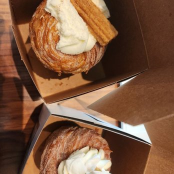 Junction Bistro, Bar & Bakery - Churro and mango passionfruit cruffins - Coffee & Tea Near Me - Chevy Chase, Maryland Junction Bistro, Bar & Bakery - Churro and mango passionfruit cruffins - Coffee & Tea Near Me - Chevy Chase, Maryland