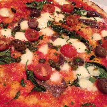 Ladro - Puttanesca pizza. - Italian Near Me - Fitzroy, VIC Ladro - Puttanesca pizza. - Italian Near Me - Fitzroy, VIC