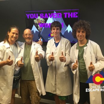 Vail Valley Escape Room - Happy Customers - Escape Games Near Me - Avon, Colorado Vail Valley Escape Room - Happy Customers - Escape Games Near Me - Avon, Colorado