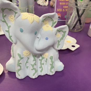 Claying Around - Can't wait to see them after they have been fired. - Paint-Your-Own Pottery Near Me - Asheville, North Carolina