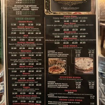 Biundo's - Menu - Pizza Near Me - Venus, Texas